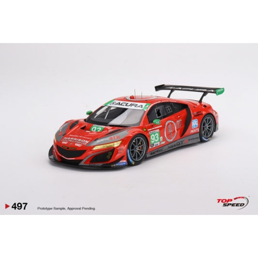 Top Speed Model - Acura NSX GT3 EVO22 #93 Harrison Contracting Company Racers Edge Motorsports with WTRAndretti 2023 IMSA Daytona 24 Hrs 1:18