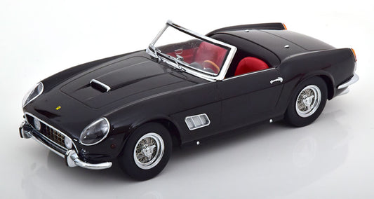KK-Scale 1:18 - Ferrari 250 GT California Spyder  1960 Zwart