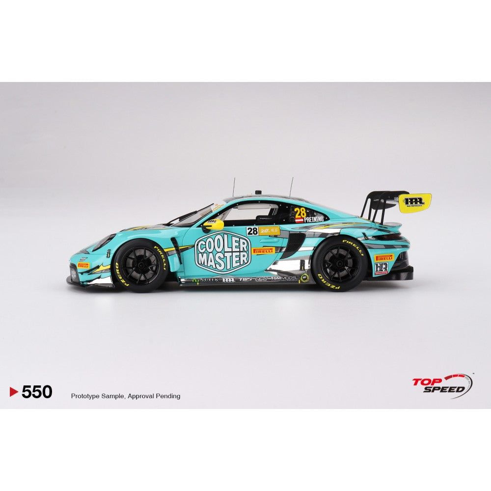 Top Speed Model - Porsche 911 GT3 R #27 HubAuto Racing 2023 FIA GT World Cup 70th Macau Grand Prix 1:18