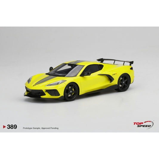 Top Speed Model - Chevrolet Corvette Stingray IMSA GTLM Championship Edition Accelerate Yellow 1:18