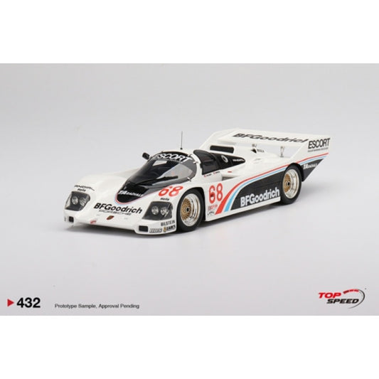 Top Speed Model - Porsche 962 #68 BFGoodrich 1986 IMSA Road America 500 Miles 1:18