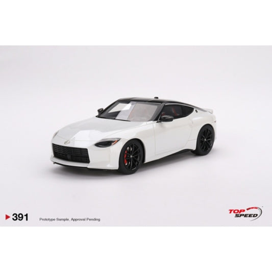 Top Speed Model - Nissan Z Performance 2023 Everest White LHD  1:18