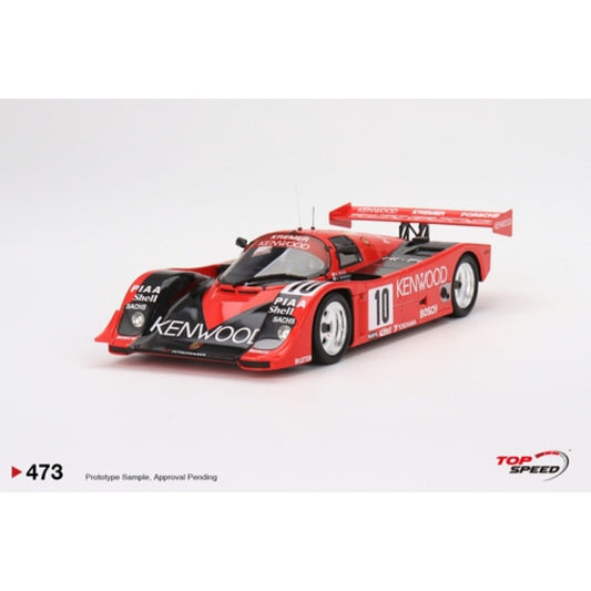 Top Speed Model - Porsche 962 CK6 #10 Porsche Kremer Racing 1990 Le Mans 24 Hrs. 1:18