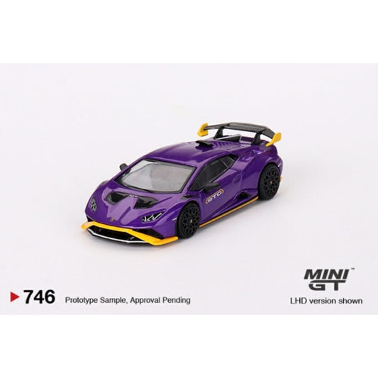 MiniGT - 1/64 LAMBORGHINI HURACAN STO VIOLA PASIFAE (RHD)