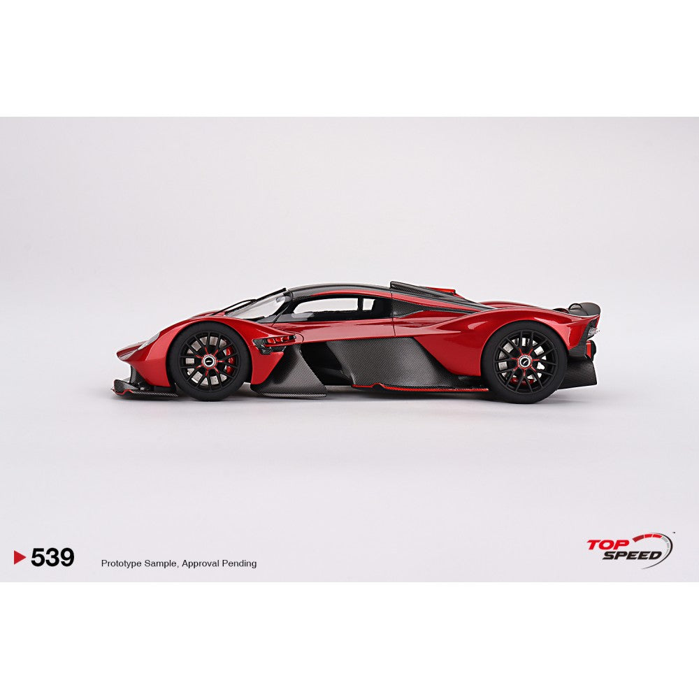 Top Speed Model - Aston Martin Valkyrie Hyper Red 1:18