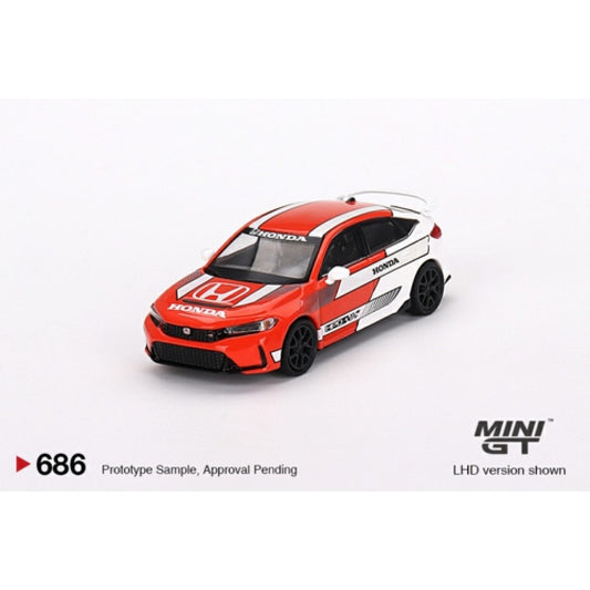 MiniGT - 1/64 HONDA CIVIC TYPE R 2023 PACE CAR (LHD)