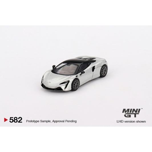 MiniGT - 1/64 MCLAREN ARTURA ICE SILVER (LHD)