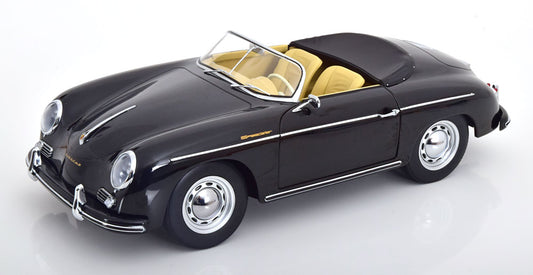KK-Scale 1:12 - Porsche 356 A Speedster 1955 Zwart