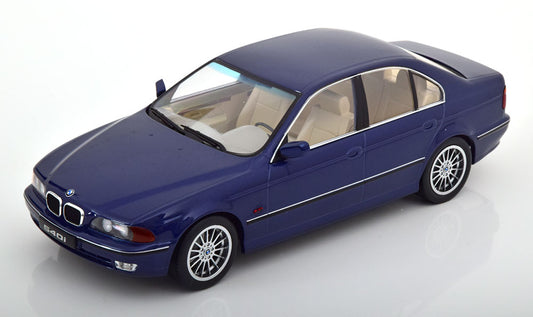 KK-Scale 1:18 - BMW 528i E39 Limousine  1995 Donkerblauw Metallic