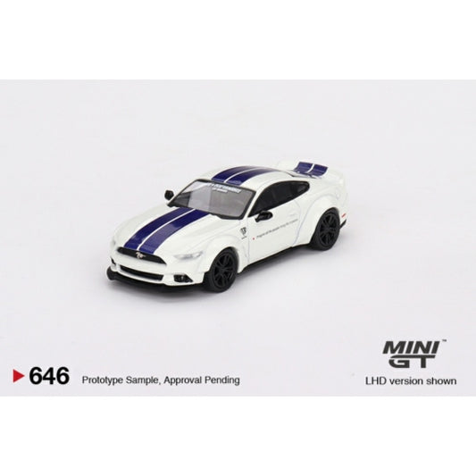 MiniGT - 1/64 FORD MUSTANG GT LB-WORKS WHITE (LHD)