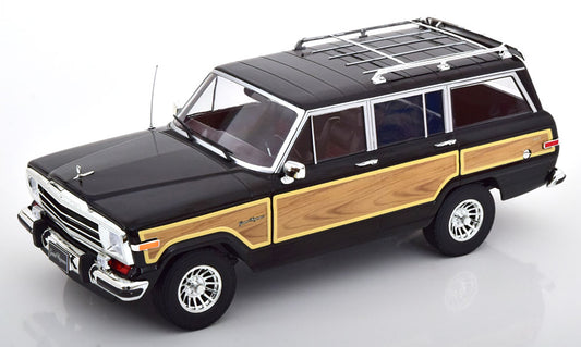 KK-Scale 1:18 - Jeep Grand Wagoneer 1989 Zwart