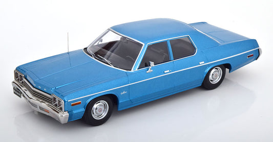 KK-Scale 1:18 - Dodge Monaco 1974 Blauw Metallic