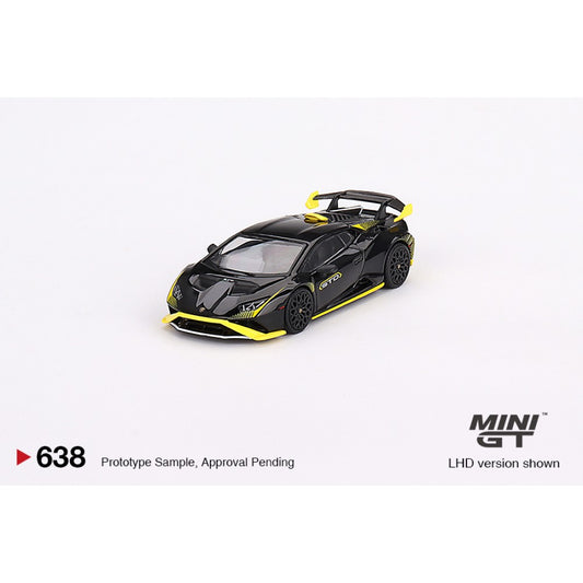 MiniGT - 1/64 LAMBOURGHINI HURACAN STO NERO NOCTIS (LHD)