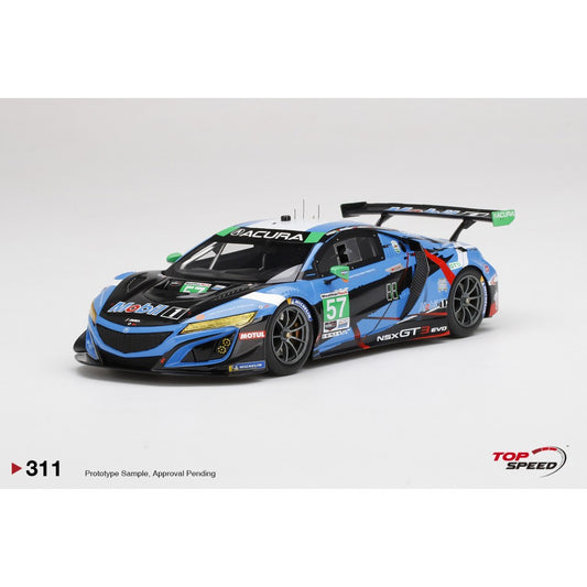 Top Speed Model - Acura NSX GT3 EVO #57 2020 IMSA 2020 24 Hrs of Daytona Heinricher Racing 1:18