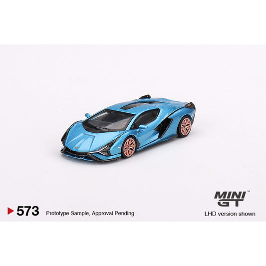 MiniGT - 1/64 LAMBORGHINI SIAN FKP 37 BLUE AEGIR (LHD)