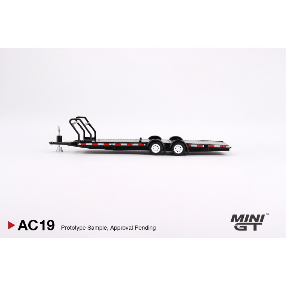 MiniGT - 1/64 CAR HAULER TRAILER TYPE B BLACK