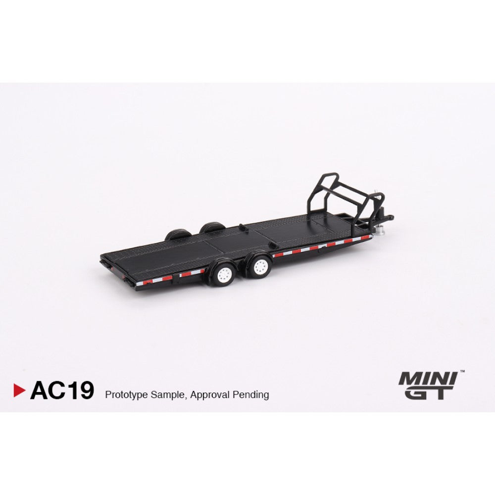 MiniGT - 1/64 CAR HAULER TRAILER TYPE B BLACK