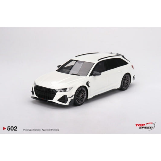 Top Speed Model - Audi ABT RS6-R Glacier White Metallic 1:18