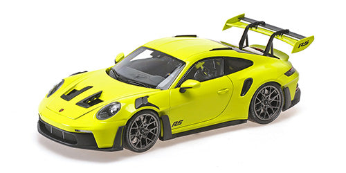 Minichamps 1:18 - PORSCHE 911 (992) GT3RS  2023  ACID GREEN W BLACK WHEELS