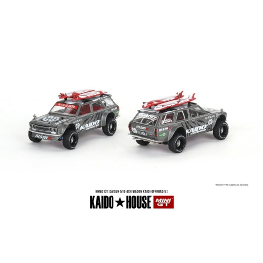 MiniGT - 1/64 DATSUN KAIDO 510 WAGON 4X4 KAIDO OFFROAD V1