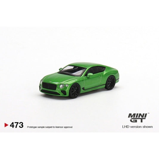 MiniGT - 1/64 BENTLEY CONTINENTAL GT SPEED 2022 APPLE GREEN 9 (LHD)
