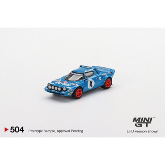 MiniGT - 1/64 LANCIA STRATOS HF 1979 RALLY MONTECARLO WINNER NO.4 (LHD)