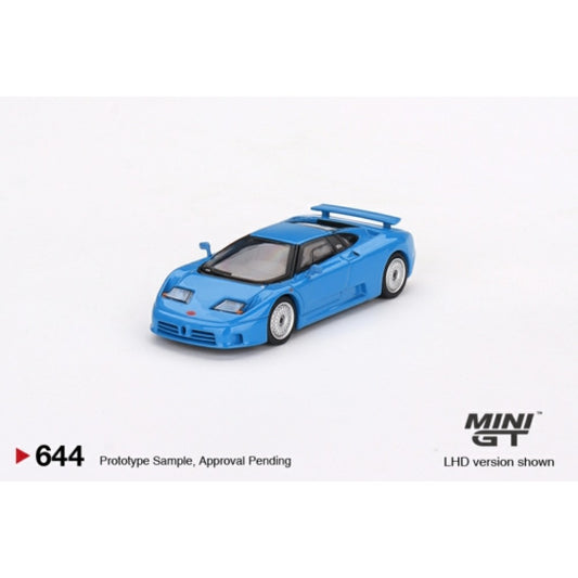 MiniGT - 1/64 BUGATTI EB110 GT BLU BUGATTI (LHD)
