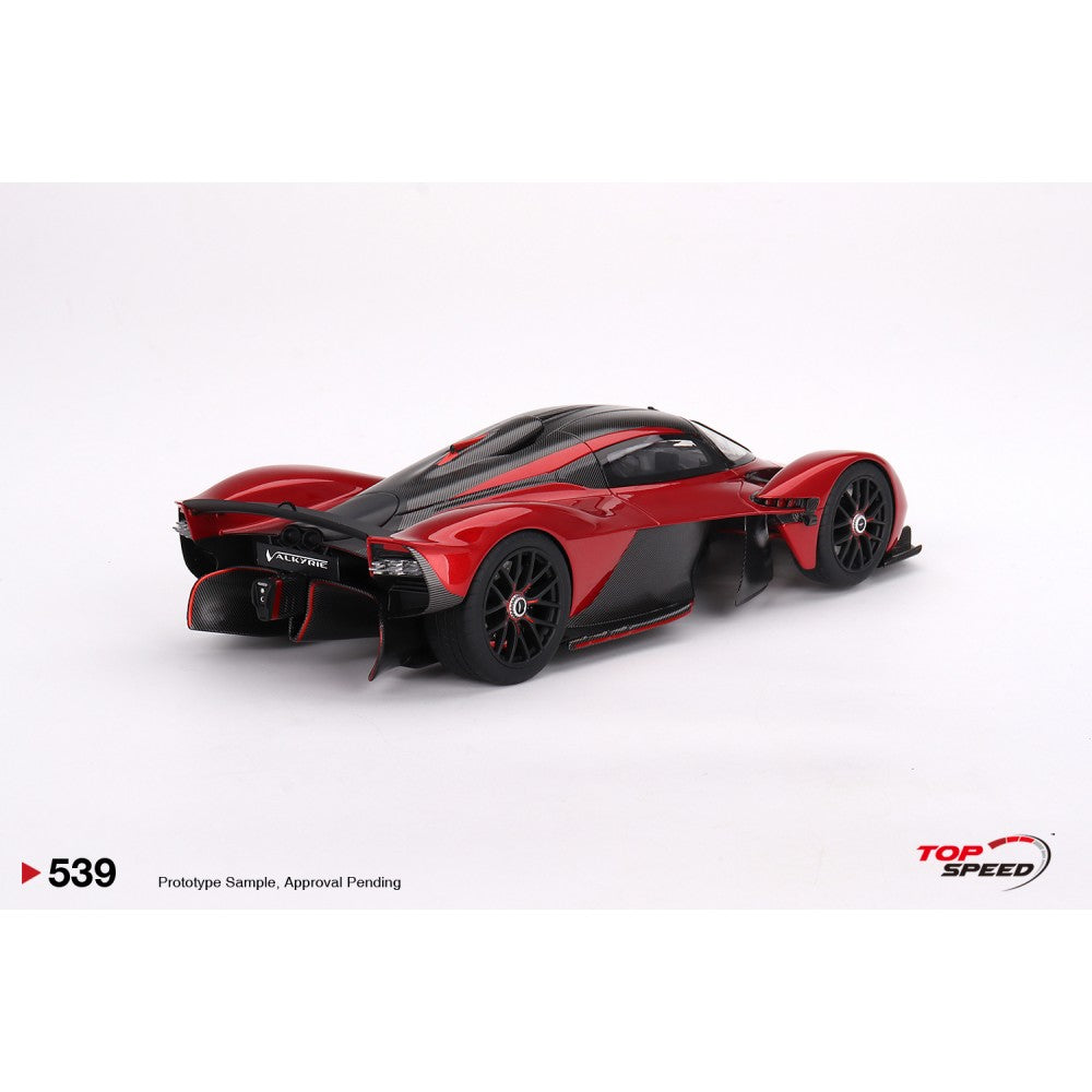 Top Speed Model - Aston Martin Valkyrie Hyper Red 1:18