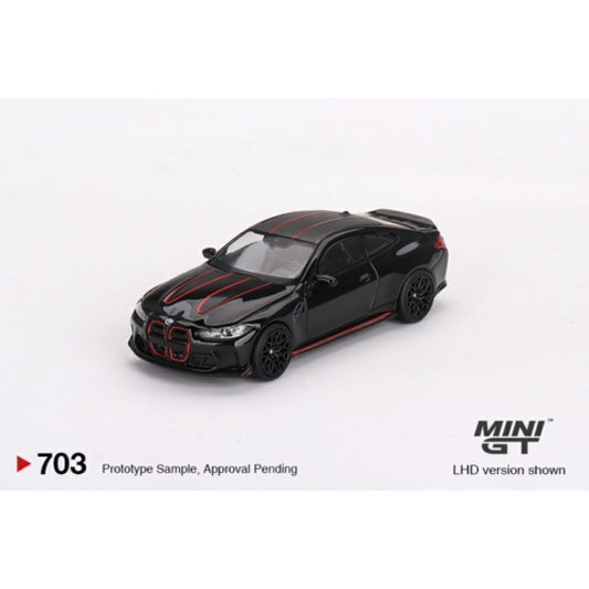 MiniGT - 1/64 BMW M4 CSL BLACK SAPPHIRE (LHD)