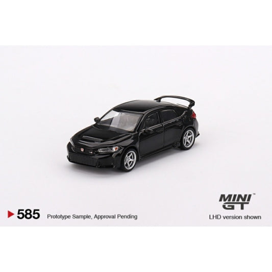 MiniGT - 1/64 HONDA CIVIC TYPE R CRYSTAL BLACK PEARL 2023 W/ADVAN GT WHEEL (LHD))