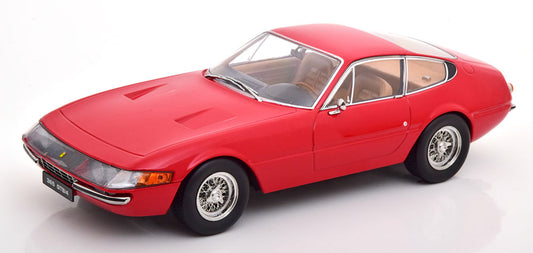 KK-Scale 1:18 - Ferrari 365 GTB Daytona Coupe 1.Serie 1969 Rood