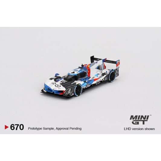 MiniGT - 1/64 BMW M HYBRID V8 GTP NO.24 BMW M TEAM RLL 2023 IMSA DAYTONA 24HRS (LHD)