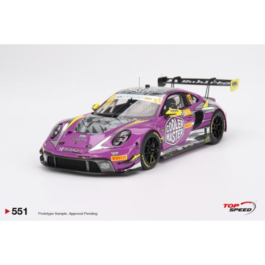 Top Speed Model - Porsche 911 GT3 R #27 HubAuto Racing  2023 FIA GT World Cup 70th Macau Grand Prix 1:18