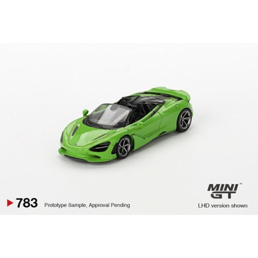 MiniGT - 1/64 MCLAREN 750S SPIDER MANTIS GREEN (LHD) (BLISTER PACKAGING)