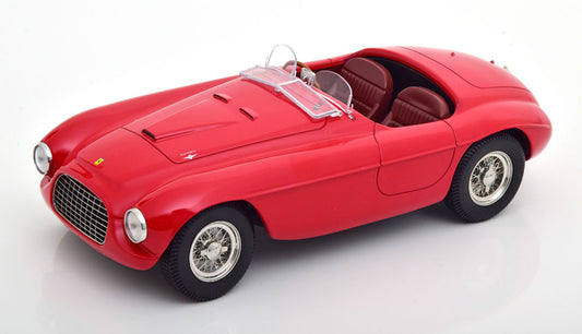 KK-Scale 1:18 - Ferrari 166 MM Barchetta 1949 Rood