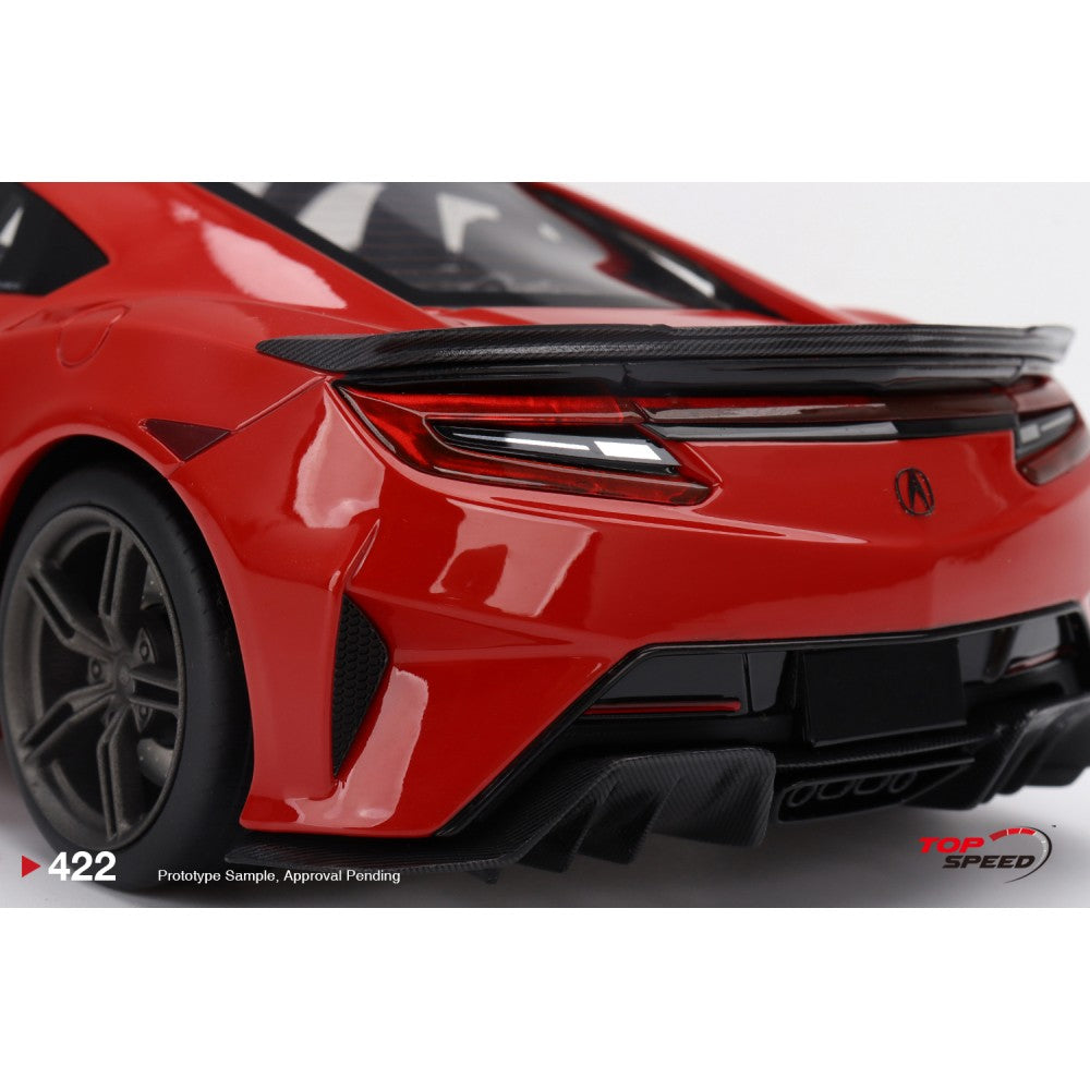 Top Speed Model - Acura NSX Type S 2022 Curva Red 1:18