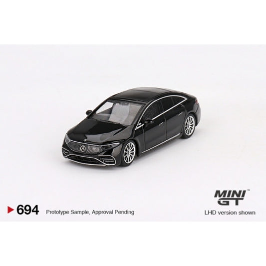 MiniGT - 1/64 MERCEDES-BENZ EQS 580 4MATIC BLACK (LHD)