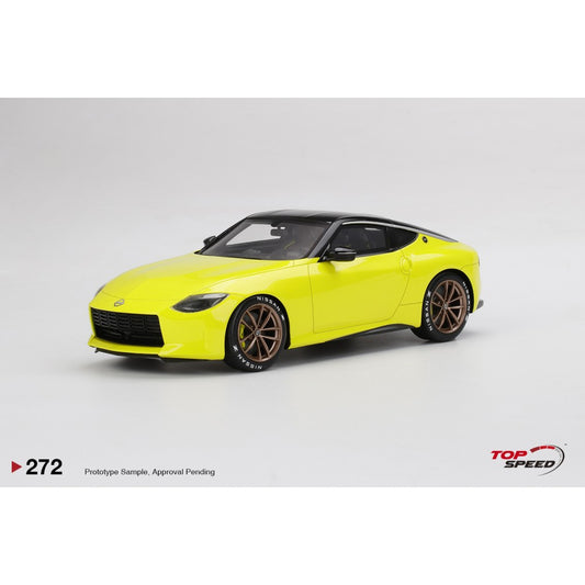 Top Speed Model - Nissan Z Proto Yellow 1:18