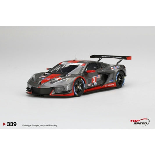 Top Speed Model - Chevrolet Corvette C8.R #3 2021 IMSA Sebring 12 Hrs 1:18