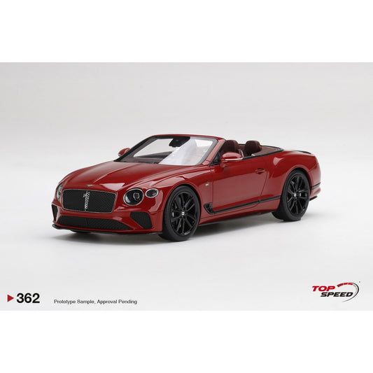 Top Speed Model - Bentley Continental GT Convertible Mulliner Number 1 Edition 1:18