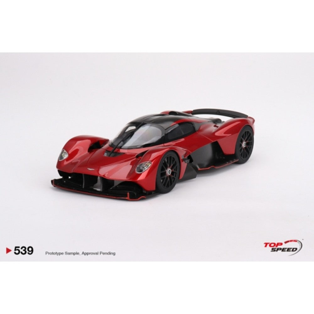 Top Speed Model - Aston Martin Valkyrie Hyper Red 1:18