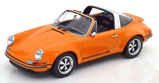 KK-Scale 1:18 - Porsche 911 Targa Singer Oranje