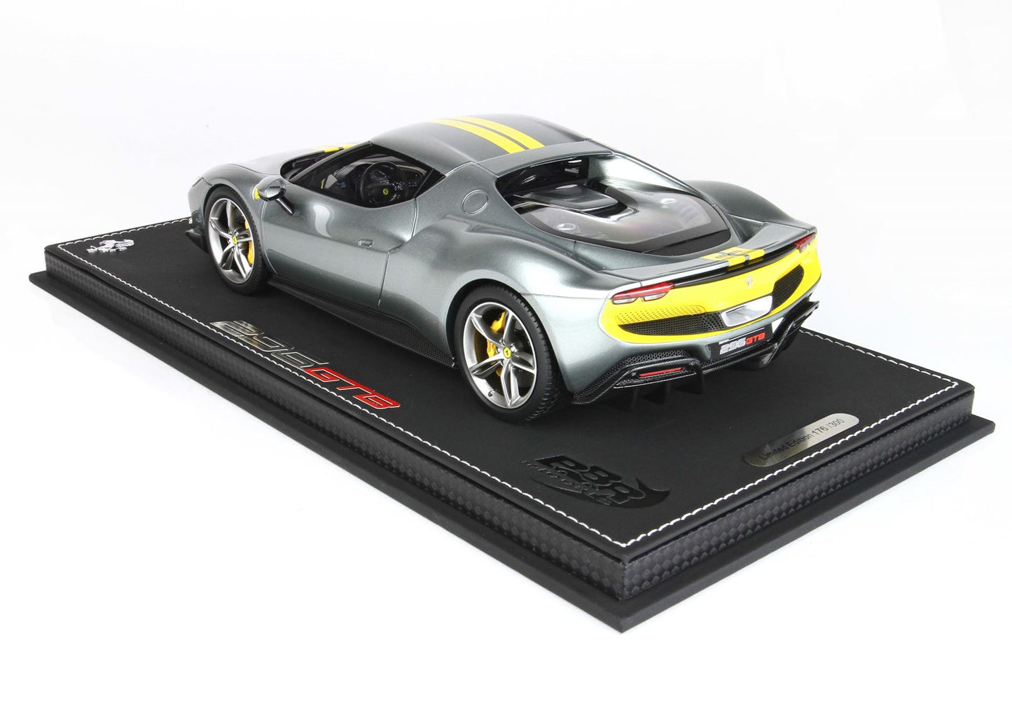 BBR Model 1:18 - Ferrari 296 GTS Assetto Fiorano Gray Corburn