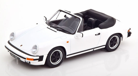 KK-Scale 1:18 - Porsche 911 SC Cabrio 1983 Wit