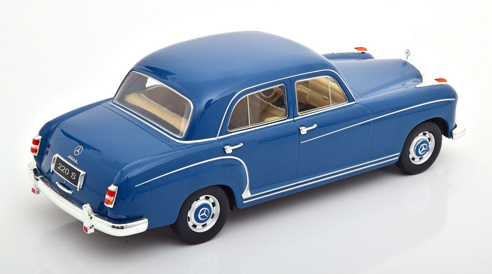 KK-Scale 1:18 - Mercedes 220 S Limousine 1956 Blauw