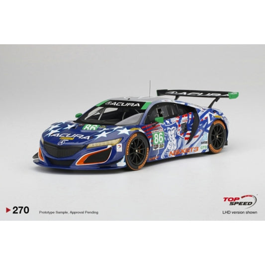 Top Speed Model - Acura NSX GT3 #86 "Uncle Sam" 2017 IMSA Championship Watkins Glen 1:18