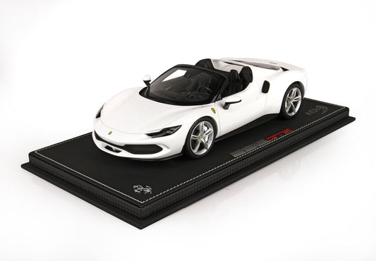 BBR Model 1:18 - Ferrari 296 GTS White Cervino