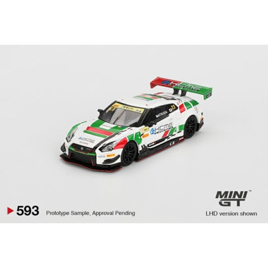 MiniGT - 1/64 NISSAN GT-R NISMO GT3 NO.23 KCMG 2018 FIA GT WORLD CUP MACAU (LHD) BLISTER PACKAGING