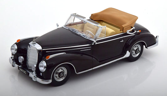 KK-Scale 1:18 - Mercedes 300 SC W188 Cabrio Softtop 1957 Zwart