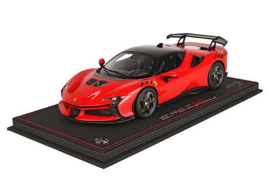 BBR Model 1:18 - Ferrari SF90 XX Stradale Red Corsa 322 And Black